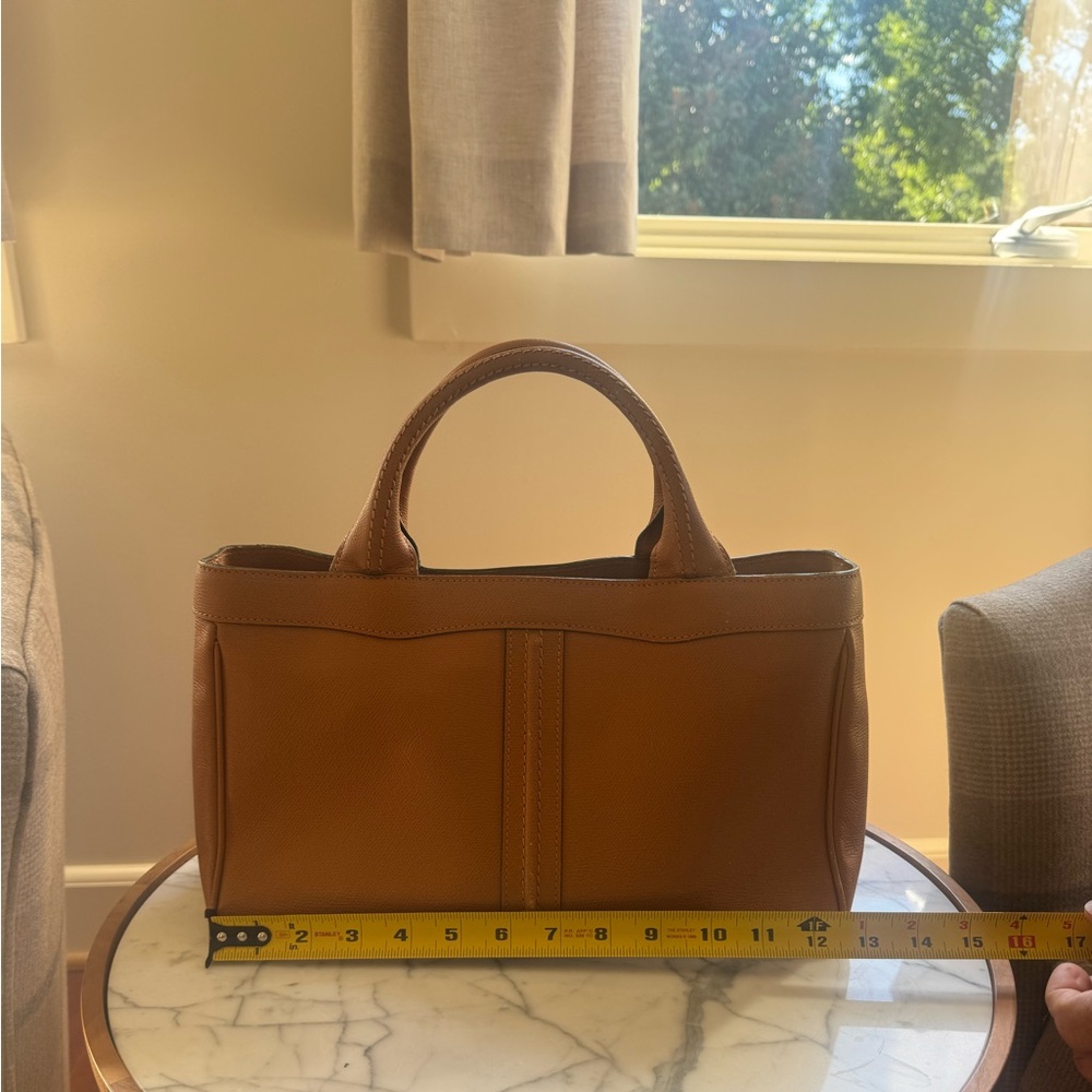 Valextra Brown Leather Tote